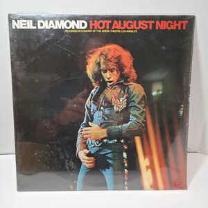 Neil Diamond Hot August Night Vinyl Record MCA2-10013 Greek Theatre